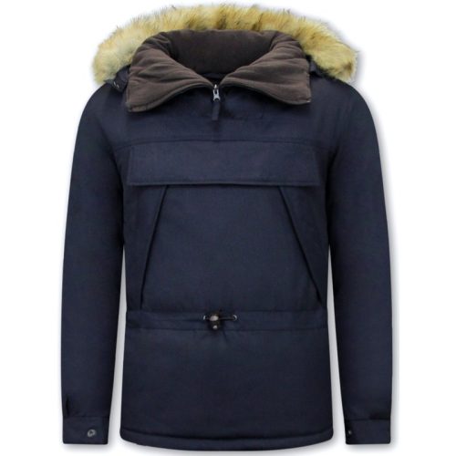 Beluomo Anorak jas over je hoofd