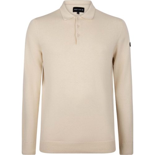 PRESLY & SUN Brad long sleeve knitted polo