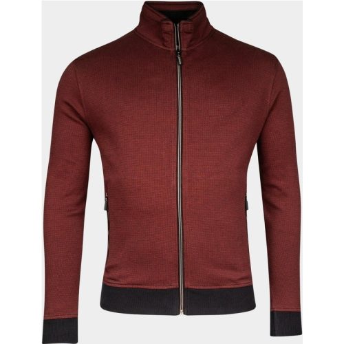 Baileys Vest Rood Sweat Cardigan Zip 422201/36