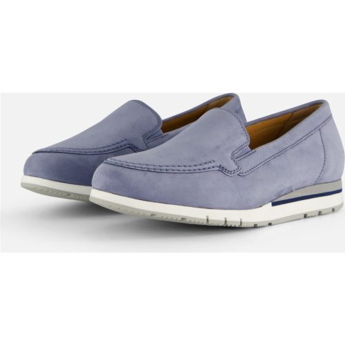 Gabor Gabor Instappers blauw Nubuck