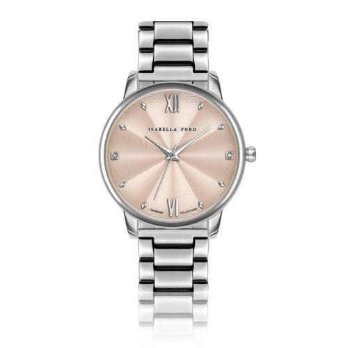 Zilveren horloge voor dames Isabella Ford Skylar