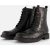 Linea Zeta Linea Zeta Croco Veterboots zwart Leer