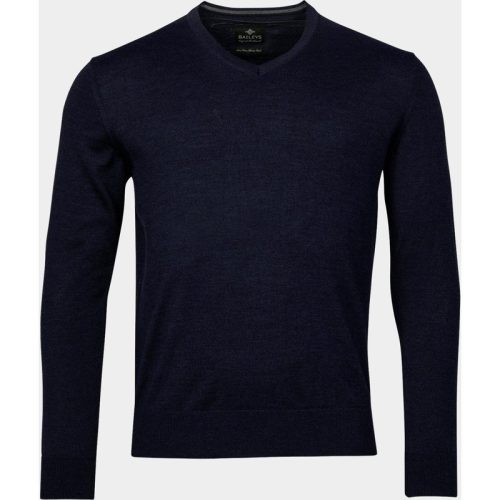 Baileys Pullover Blauw V-Neck 420065/60