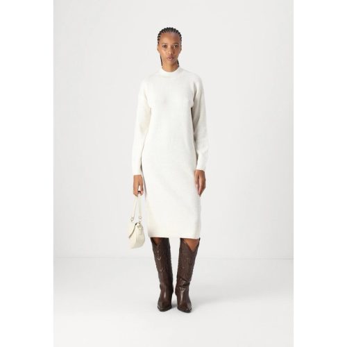 Jacqueline de Yong Jdylumi life ls high neck dress kn off-white