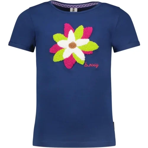 B.Nosy Meisjes t-shirt flower artwork lake