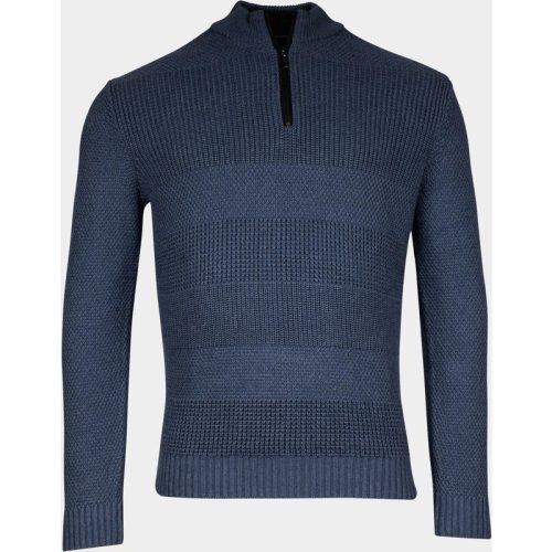 Baileys Half Zip Blauw Pullover 1/2 Zip 428437/675