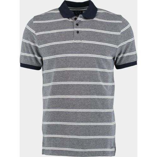 Scotland Blue Polo korte mouw Blauw Chase Polo Oxford Stripes 24108CH47SB/290