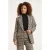 Smashed Lemon 23516 dames zwart wit pied de poule fitted blazer