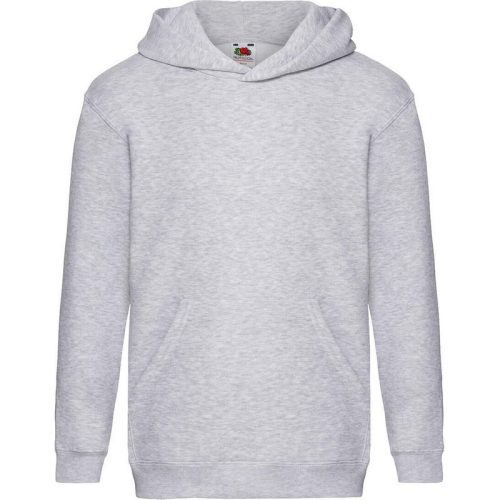 Fruit of the Loom Kinder/kids premium effen hoodie