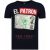 Local Fanatic El patron narcos billionaire rhinestone t-shirt