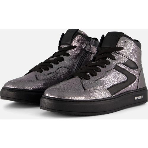 HIP HIP hoge sneakers metallic zilver