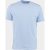 Bos Bright Blue Supply & co. t-shirt korte mouw lungo tee with chestlogo 24108lu16/210 light blue