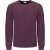 No Excess Pullover crewneck garment dyed + st aubergine