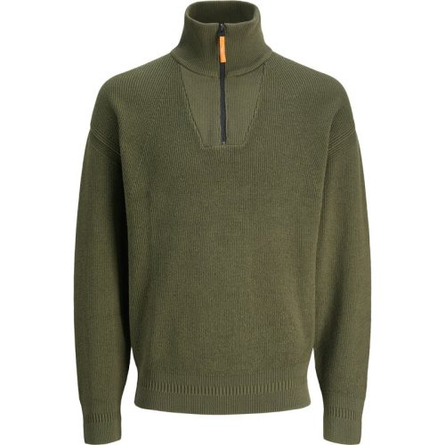 Jack & Jones Jcooutdoor knit half zip high neck