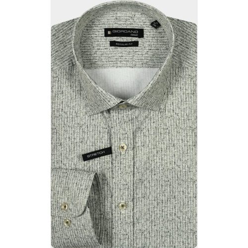 Giordano Casual hemd lange mouw Groen Ivy, LS Button Down Dynamic F 427009/70