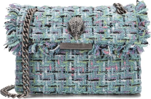 Kurt Geiger London Handtas
Dames Tweed Mini Kensington, Materiaal: Textiel, Kleur: Blauw