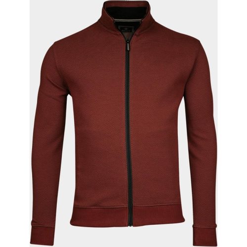 Baileys Vest Rood Sweat Cardigan Zip 422292/36