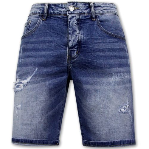 Enos Stretch korte broek denim short