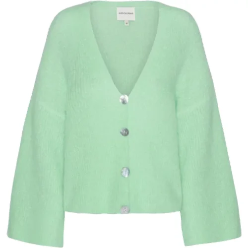 American Dreams Sandra oversized cardigan mint green –