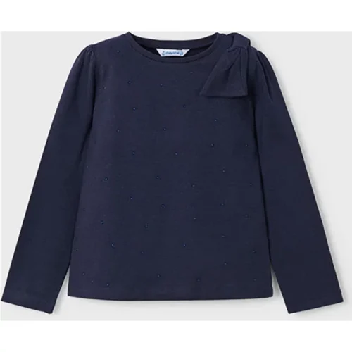 Mayoral Meisjes shirt lange mouw navy