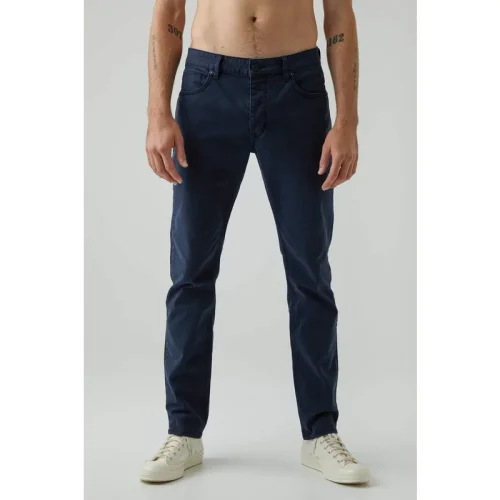 Neuw Lou slim straight twill navy 32920