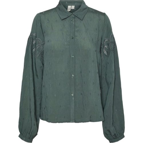 Vero Moda Vmrachel ls emb. shirt wvn btq ga oud