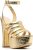 Vivienne Westwood Slippers & Mules – Sandals Golden Gold in goud