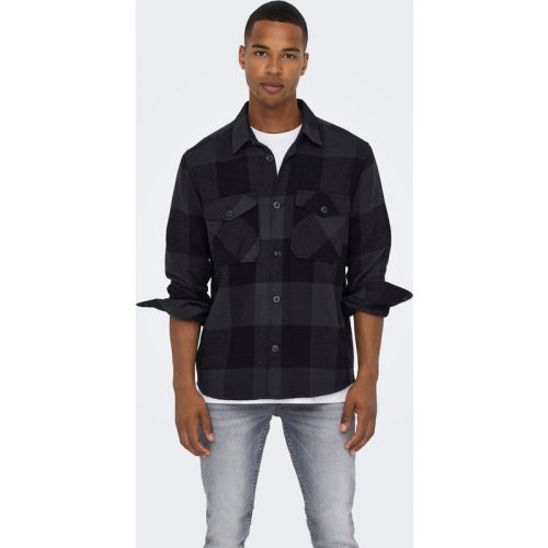 Only & Sons Onsmilo ls check overshirt noos