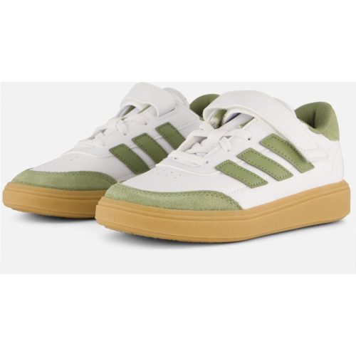 Adidas Adidas Courtblock Sneakers wit Imitatieleer