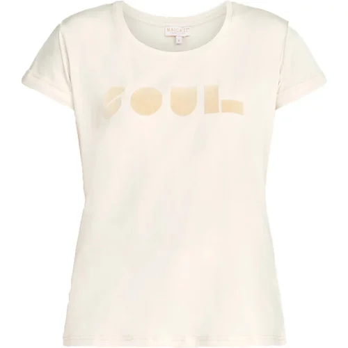 MAICAZZ Yssa t shirt su24.75.040 light sand