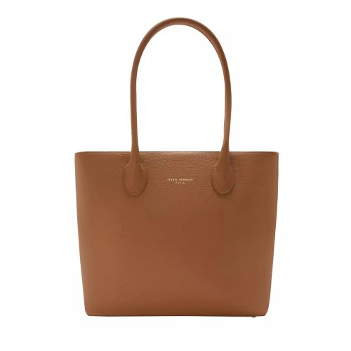 Isabel Bernard Shoppers – Honoré Lysanne Camel Calfskin Leather Shoulder Bag in bruin