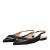 Love Moschino Sandalen – Heart Plaque Ballerina in zwart