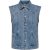 Only Onlkennedy sl dnm waistcoat bj blue denim