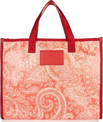 Etro Totes & shoppers – Paisley Print Tote Bag in oranje