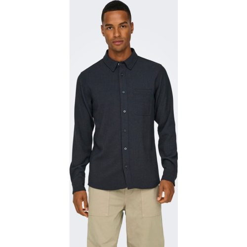 Only & Sons Onsroad slim structure stretch ls s