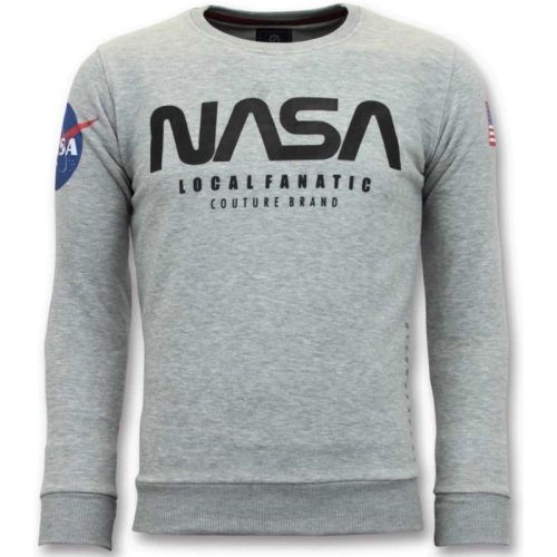 Local Fanatic Sweater nasa american flag