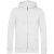 B and C Unisex inspire organic full zip hoodie voor volwassenen