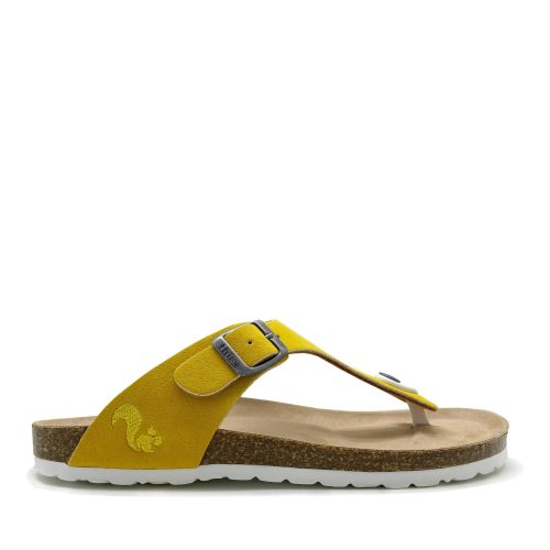 thies Low-Top Sneakers – thies 1856 ® Eco Bio Thong Sandal vegan sun (W/X) in geel