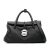 Zanellato Shoppers – Black Calf Leather Rectangle Handbag in zwart