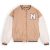 NoBell Meisjes baseball jasje oversized darsy rosy