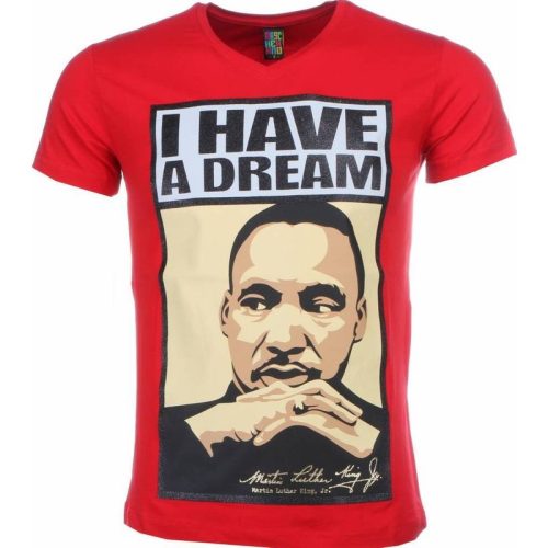 Local Fanatic T-shirt martin luther king i have a dream print