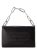 Off-White Shoppers – Block Pouch Hobo Bag  – Black/White – Leather in zwart