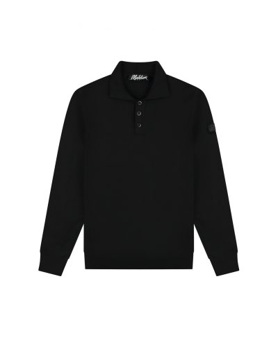 Malelions Male Shirts En Tops Knitted Long Sleeve Polo Mm1-ps25-09