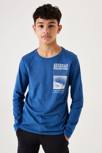 Garcia longsleeve blauw