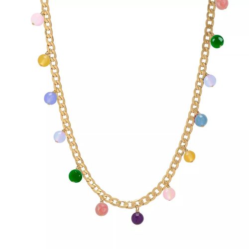 Rachel Jackson London Kettingen – Rainbow Drop Bon Bon Necklace in multi