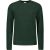 No Excess Pullover crewneck melange with wool dark green