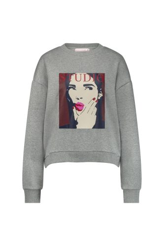 Studio Anneloes Female Sweaters Ninay Face Sweater 12259