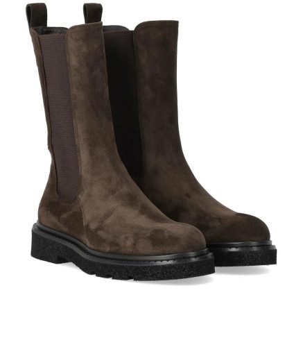 Guglielmo Rotta Boots – GUGLIELMO ROTTA KEITH EBANO CHELSEA STIEFELETTE in bruin