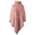 Unique Living poncho dara old pink -80x75cm