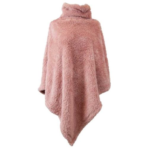 Unique Living poncho dara old pink -80x75cm